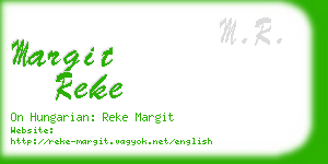 margit reke business card